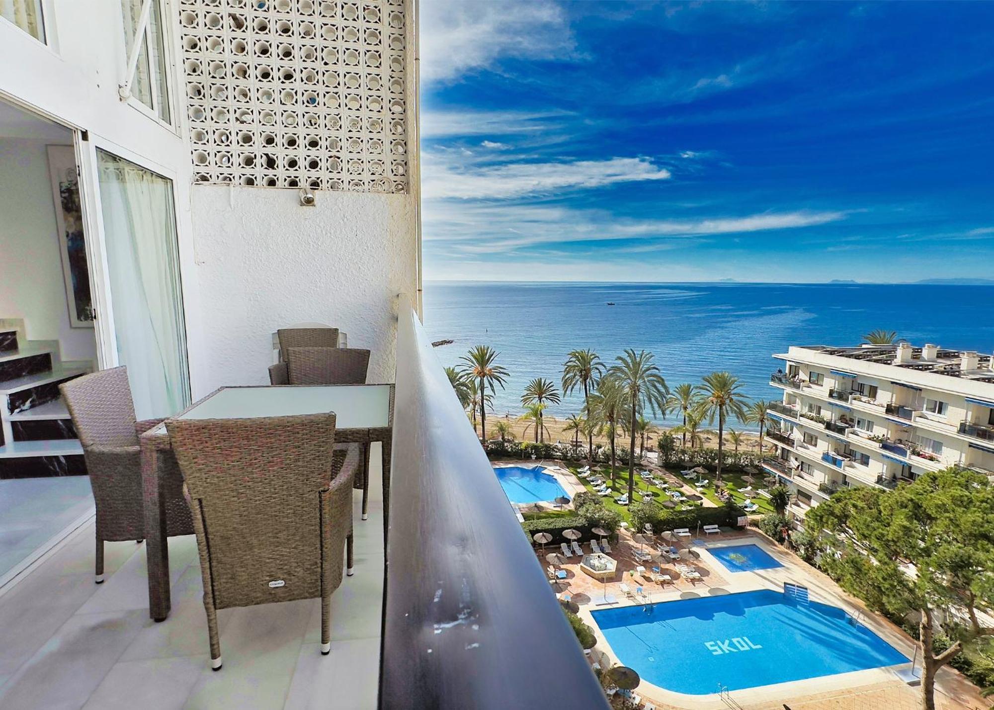 Skol 508 West Facing Duplex Apartment With Amazing Sea Views Marbella Exterior foto